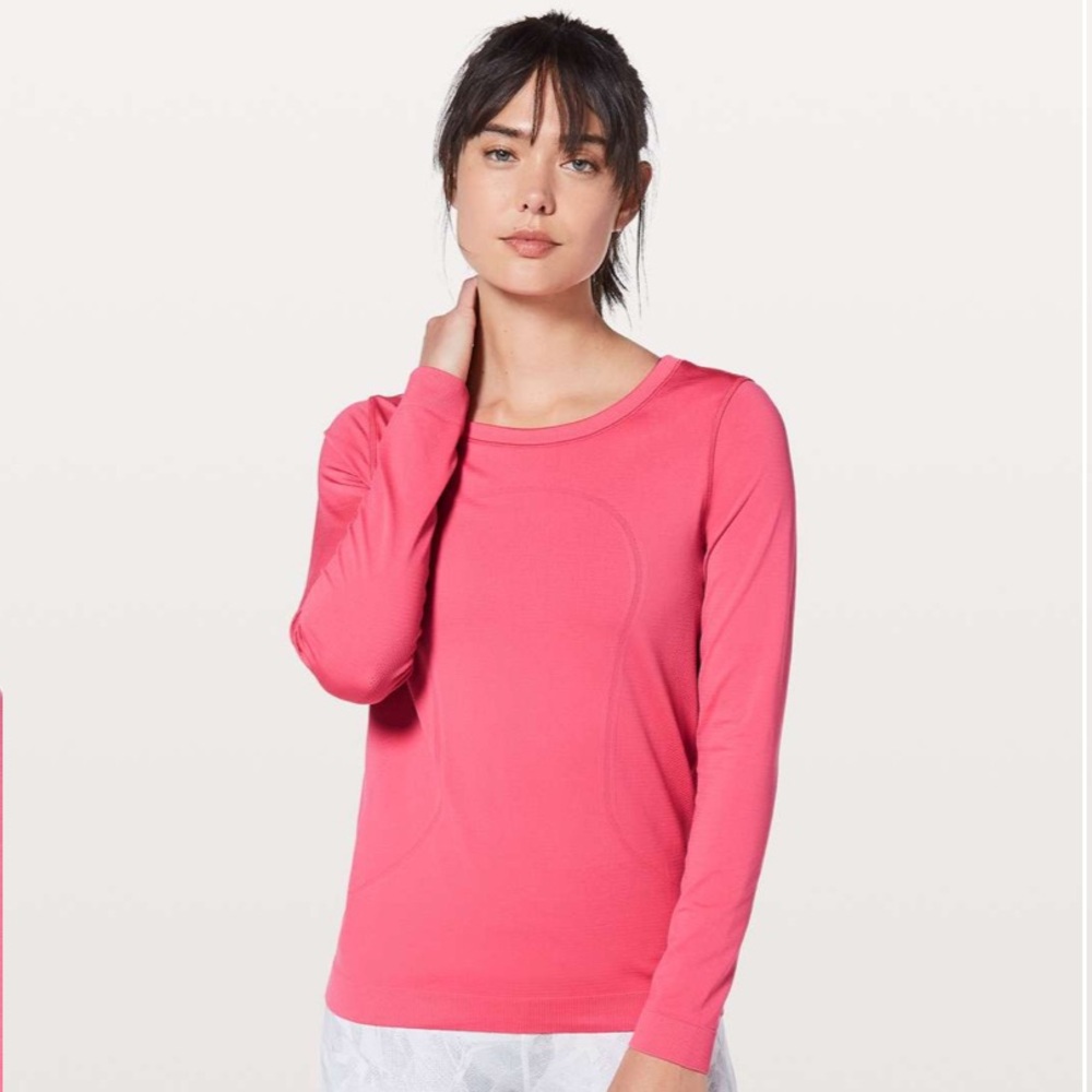 Lululemon Swiftly Tech Long Sleeve (Breeze) *Relaxed Fit Top in glossy 10